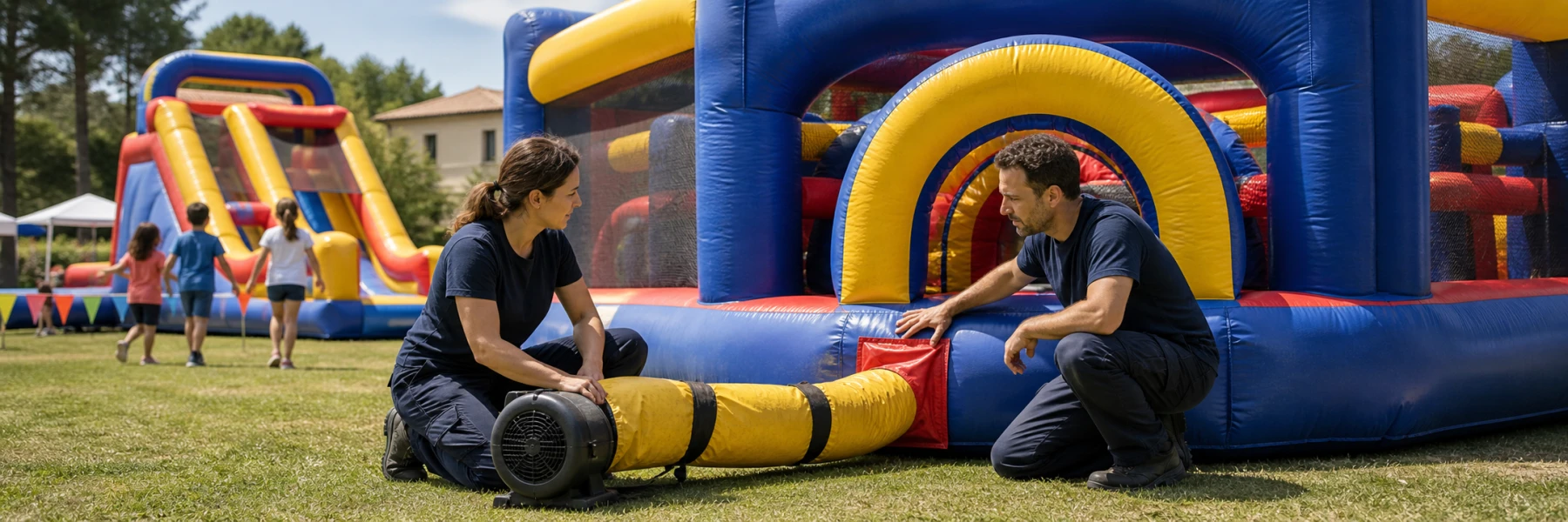 Jeux gonflables pour les fêtes
