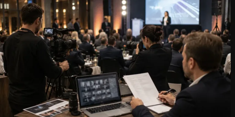 Fotografo e video evento aziendale: brief, diritti, consegna - lyrium.net